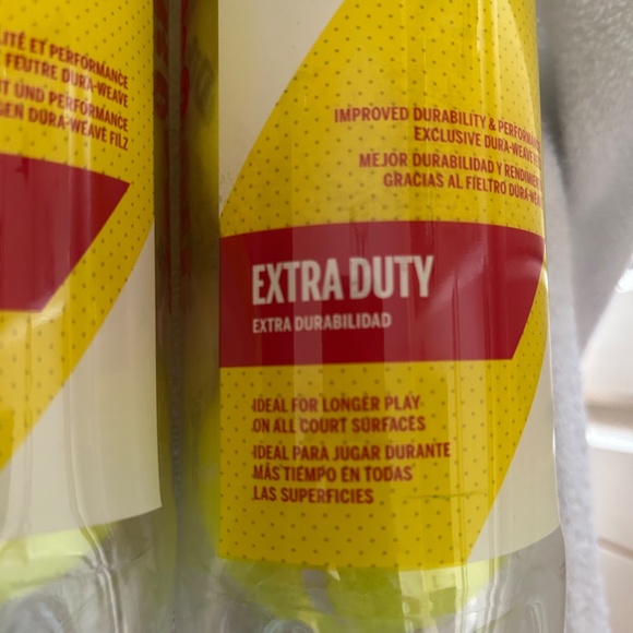 Wilson Tennis Balls NEW IN PACKAGE. TWO containers for one low price - Picture 3 of 5